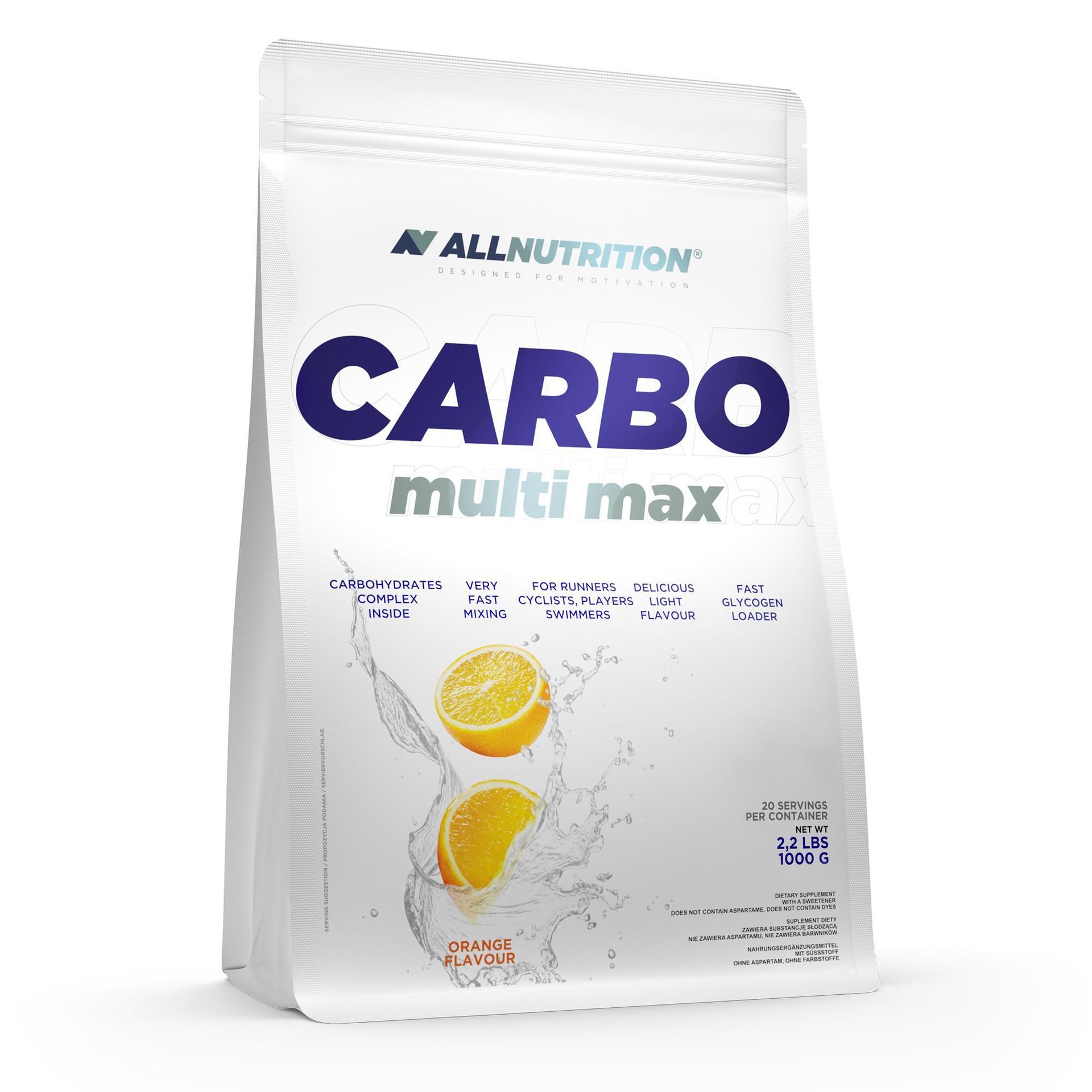 ALLNUTRITION Carbo Multi Max, pomarańcz, 1000g