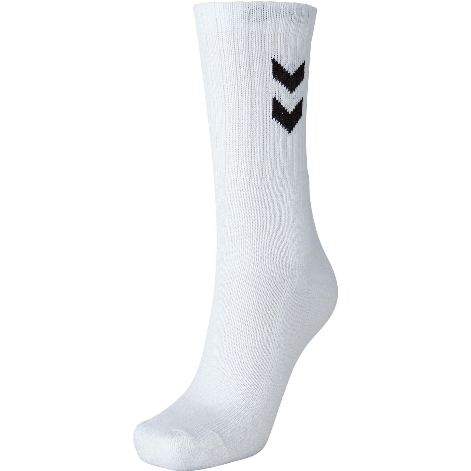 Hummel Basic skarpety dziecięce, 3 sztuki, biały 22-030-9001