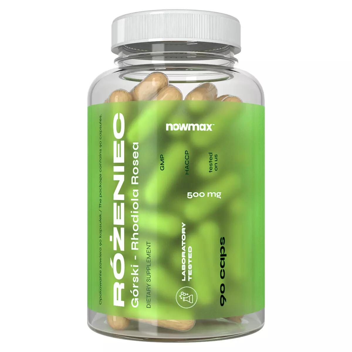 Rhodiola Rosea Różeniec Górski ECOMAX 500mg 90 kaps