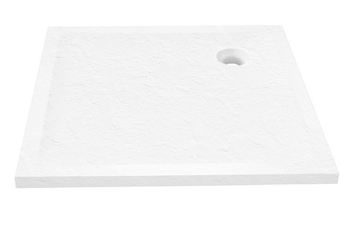 New Trendy B-0541 Brodzik MILD STONE akrylowy kwadratowy 80x80x4,5 biały