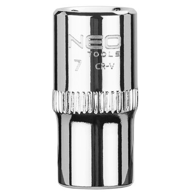 NEO-TOOLS nasadka sześciokątna, 7mm, 1/4'', , 08-225