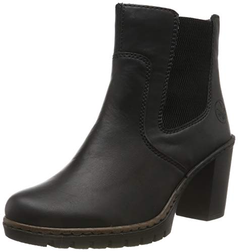 Rieker Damskie sztyblety Y2574, Czarny czarny czarny czarny 00, 40 EU