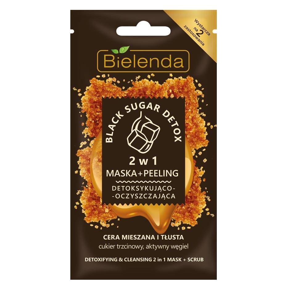 Bielenda BLACK SUGAR DETOX MASECZKA DO TWARZY 8G