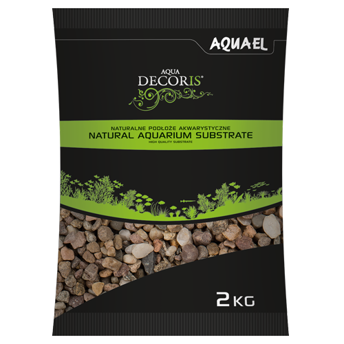 AQUAEL Żwir naturalny wielobarwny 5-10mm 2kg