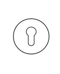 ROZETA OKRĄGŁA VDS WKŁADKA R68F KOLOR ZŁOTY-SATYNA