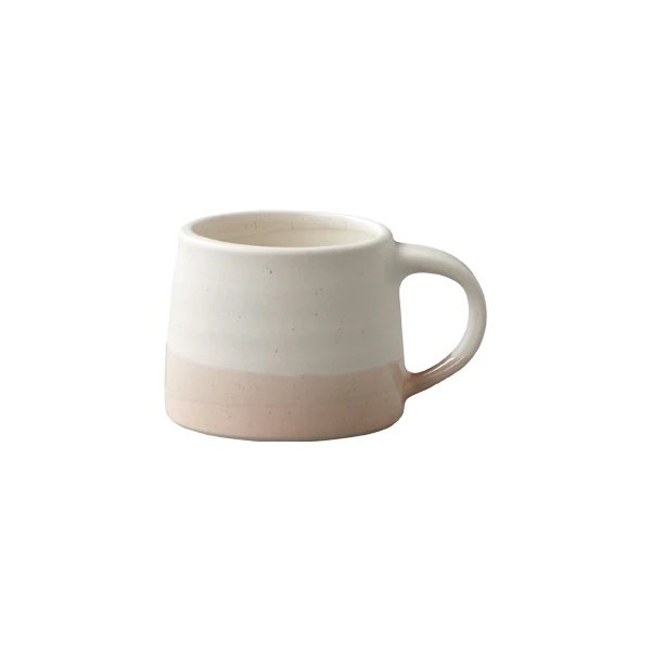 Kubek Kinto Slow Coffee Style 110 ml - Różowo-biały