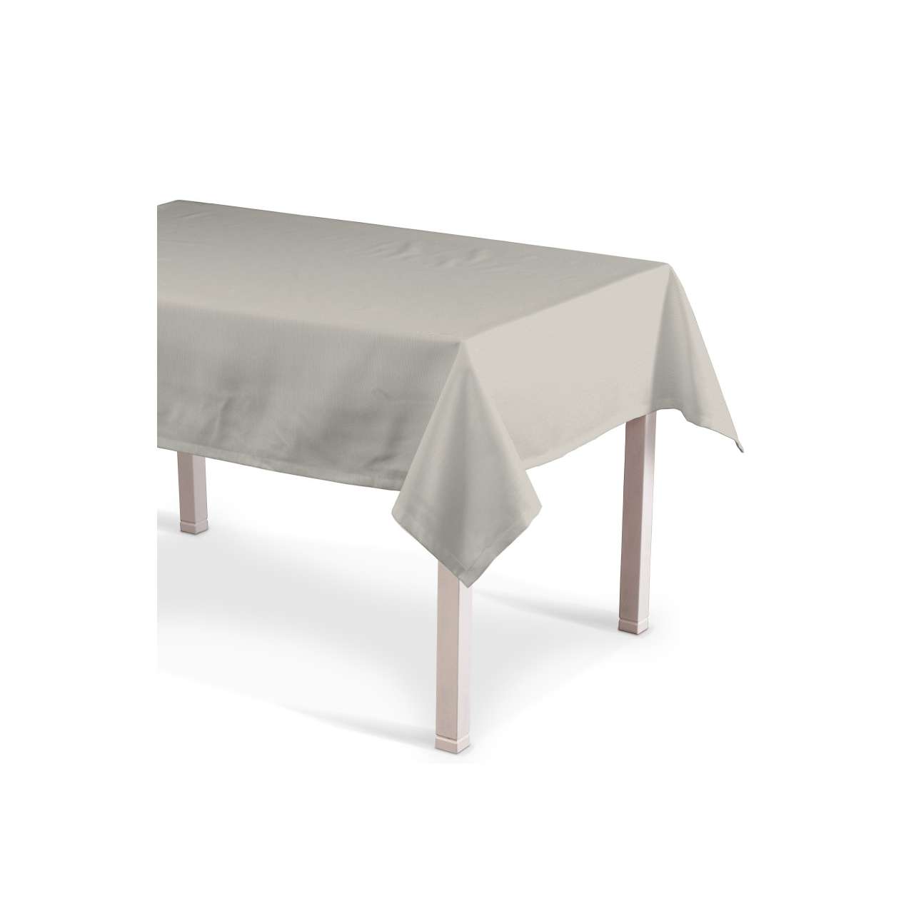 Dekoria prostokątny obrus na stół 130x280 cm dekoracja stołu jasnoszary 438-702-31