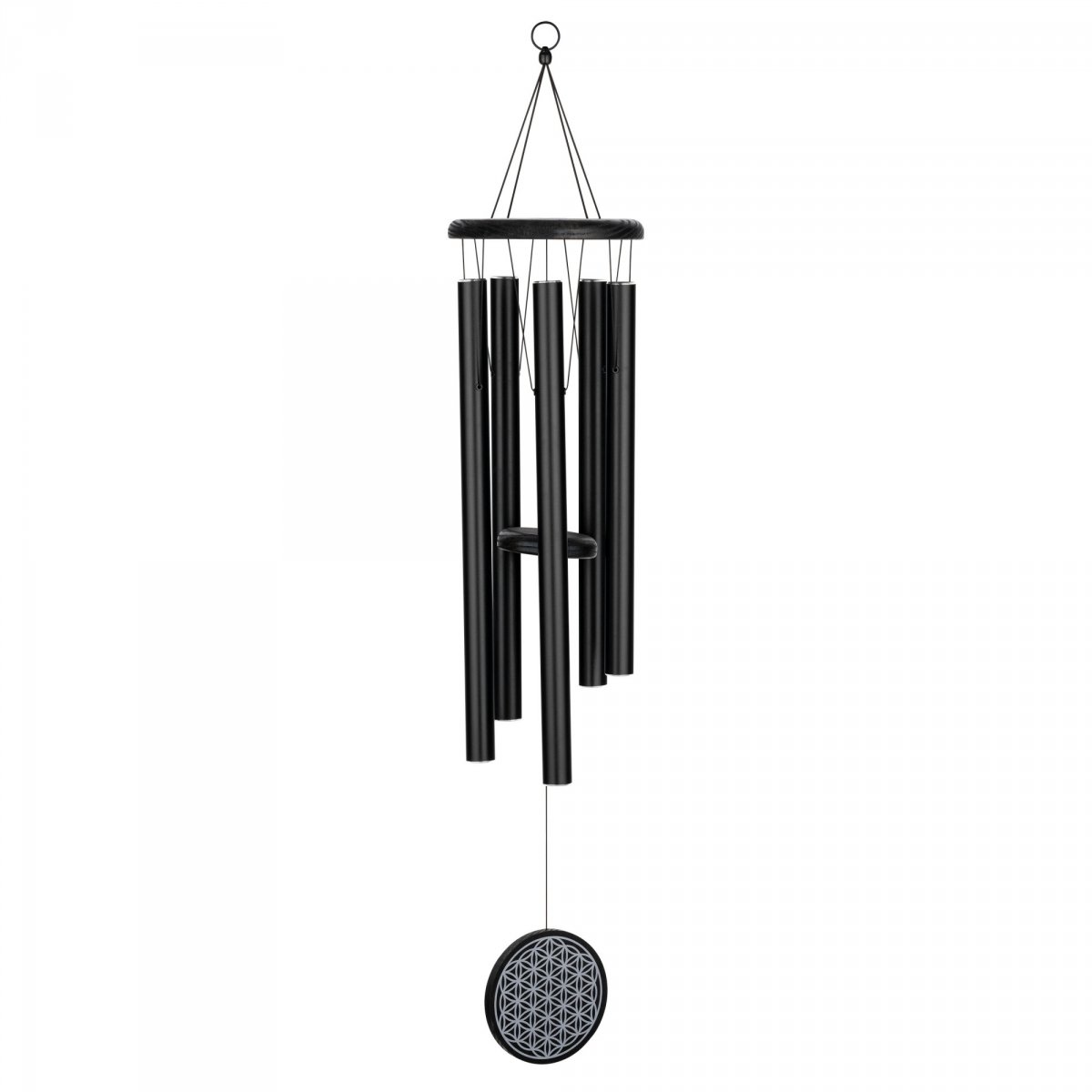 MEINL Sonic Energy Flower of Life Meditation Chime, 36" / 90 cm, 432 Hz, Black