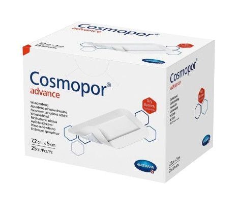 Cosmopor Advance, opatrunki, 7,2 cm x 5 cm, 25 szt.