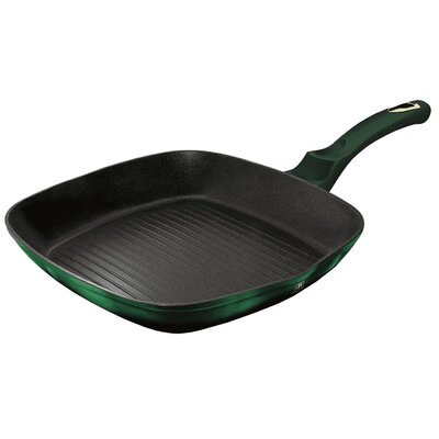 Berlinger Haus Patelnia PATELNIA GRANITOWA GRILLOWA 28x28CM METALLIC LINE EMERALD BH-6050 BH-6050
