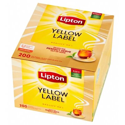 Lipton YELLOW LABEL 200 TOREBEK EKSPRESOWYCH