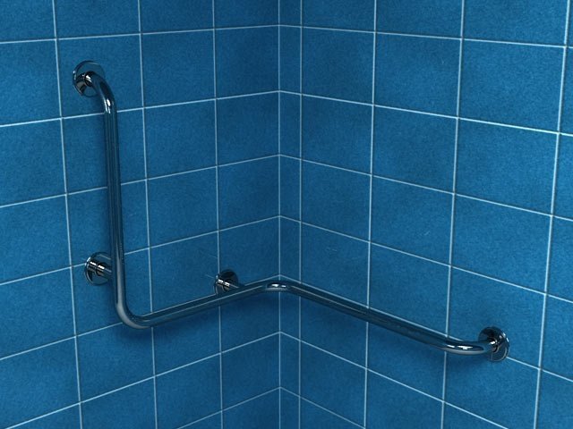 Poręcz dla niepełnosprawnych wannowo-prysznicowa prawa 70x61x75 cm Makoinstal PSP 135P