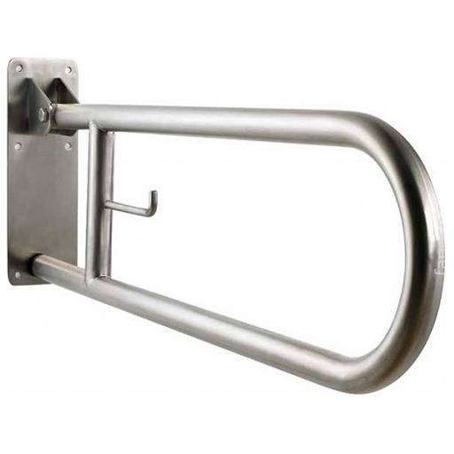 Poręcz uchylna łukowa dla niepełnosprawnych Faneco S32UUWC7.5P SN P 75 cm