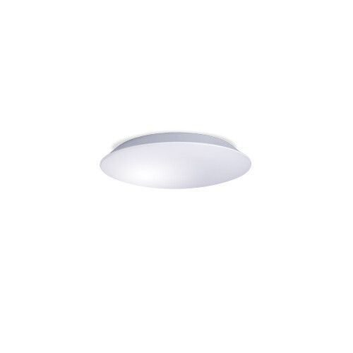 Plafon LED okrągły Ø23cm 12W b.neutralna 4000K 1020lm AVESTA R biały klosz mleczny IP54 BRILUM