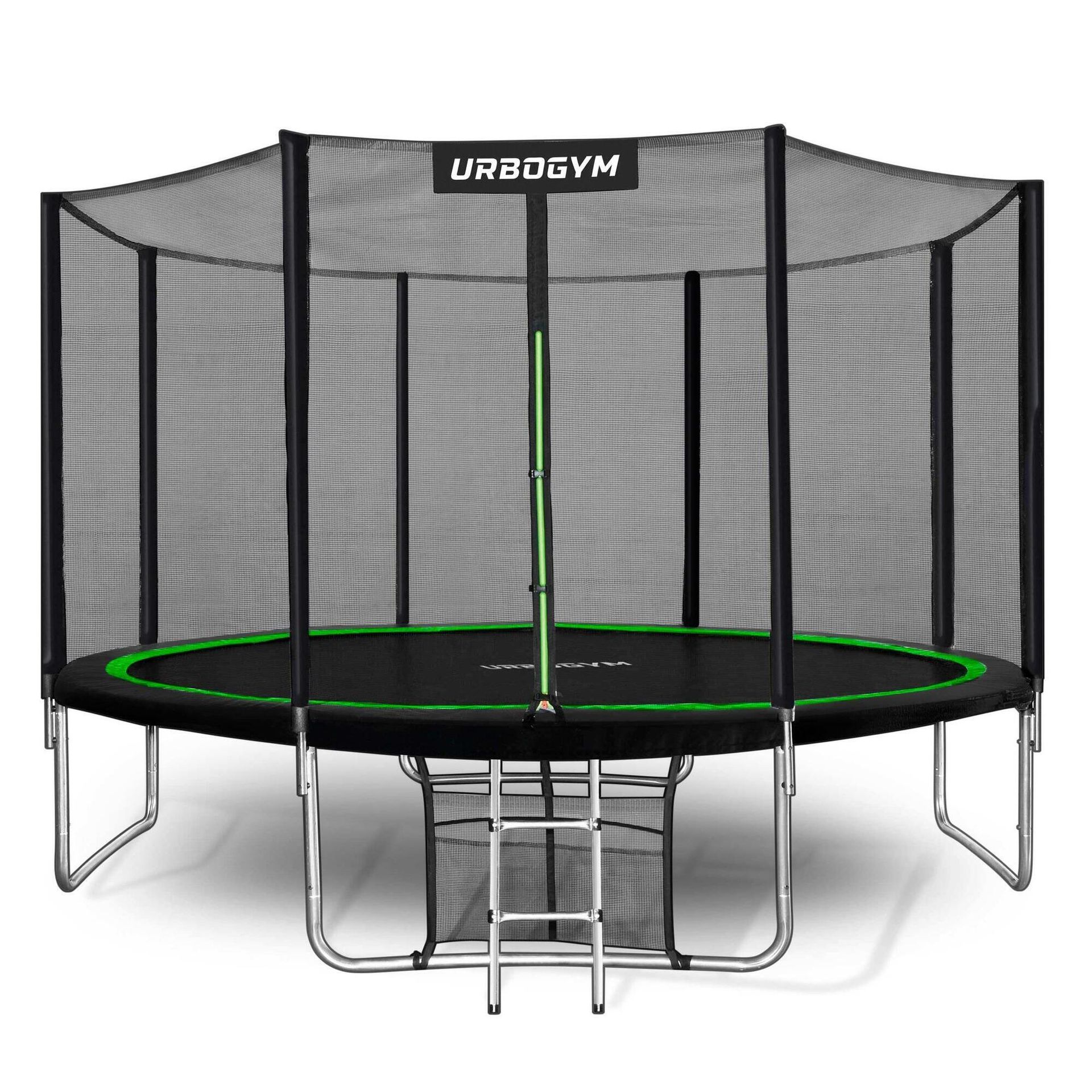 Urbogym, Trampolina z siatką zewnętrzną, 14 FT/435 cm, Classic