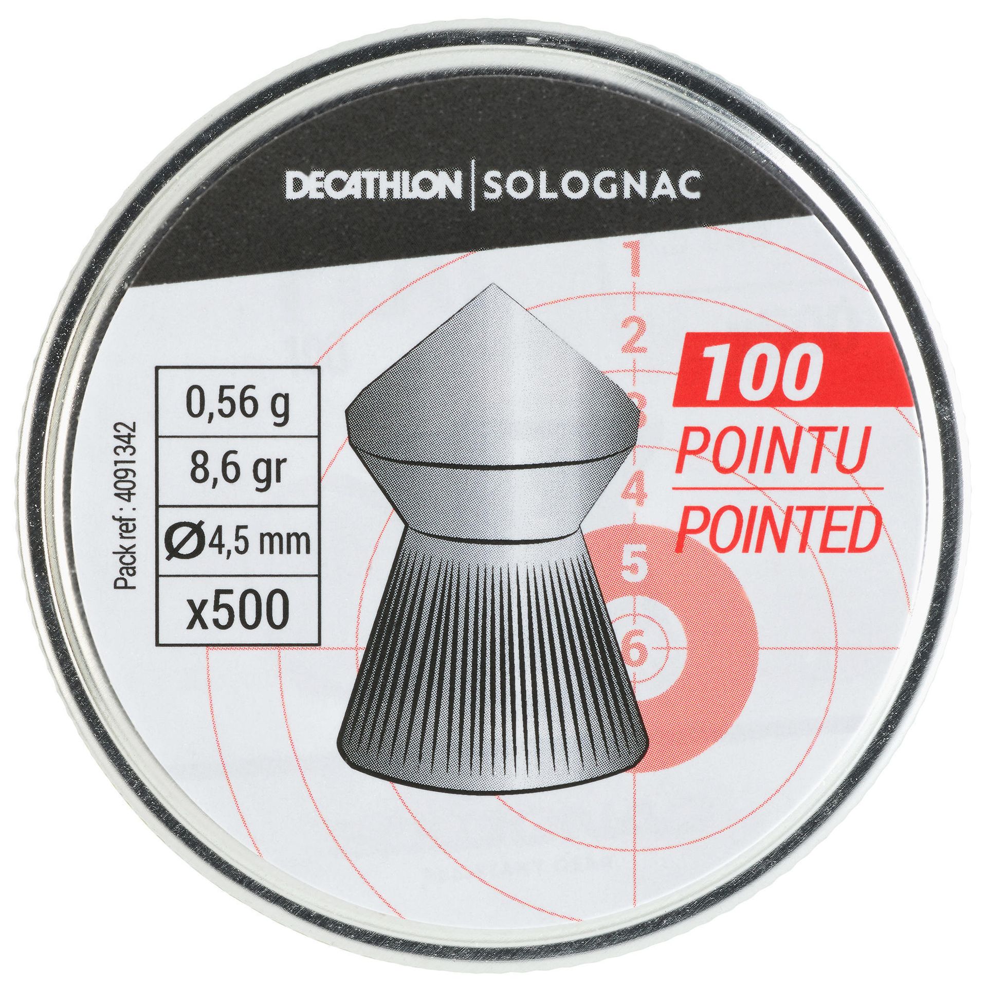 Śrut szpiczasty 4,5 mm X 500