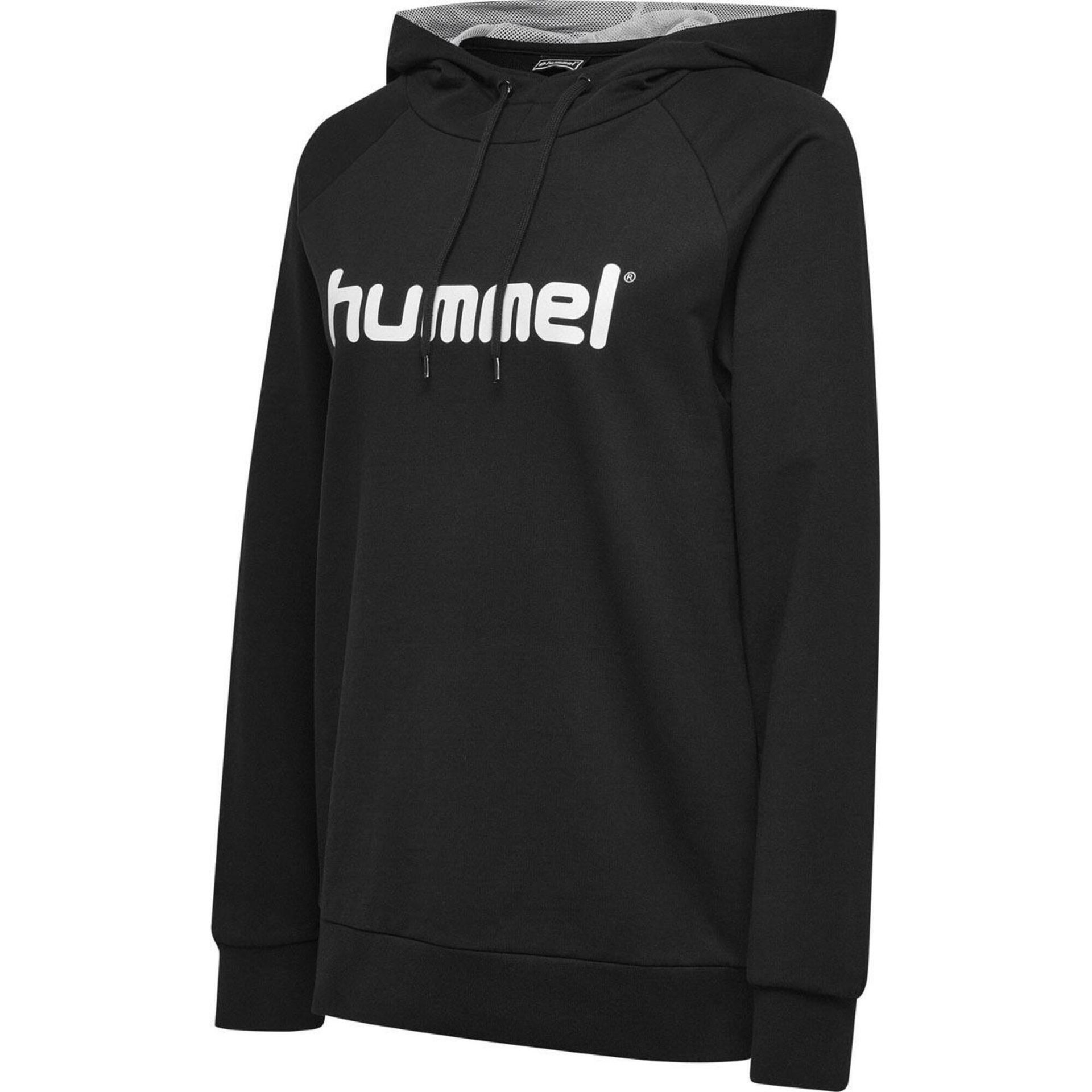 Bluza sportowa z kapturem damska Hummel Go Cotton Logo Hoodie Woman