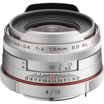 PENTAX DA 15 mm f/4 ED AL Limited Srebrny