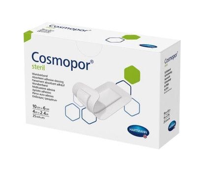 Cosmopor Steril, plastry opatrunkowe 10 x 6 cm, 25 szt.
