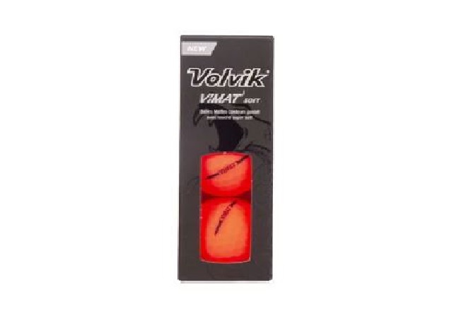 Piłki golfowe VOLVIK VIMAT Soft (red mat) 3 szt