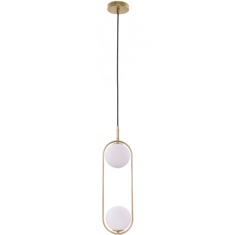 Lampa wisząca do sypialni mosiądz - K062-Esme