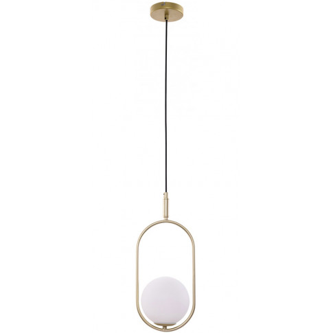Lampa wisząca w stylu glamour mosiądz - K061 Civita