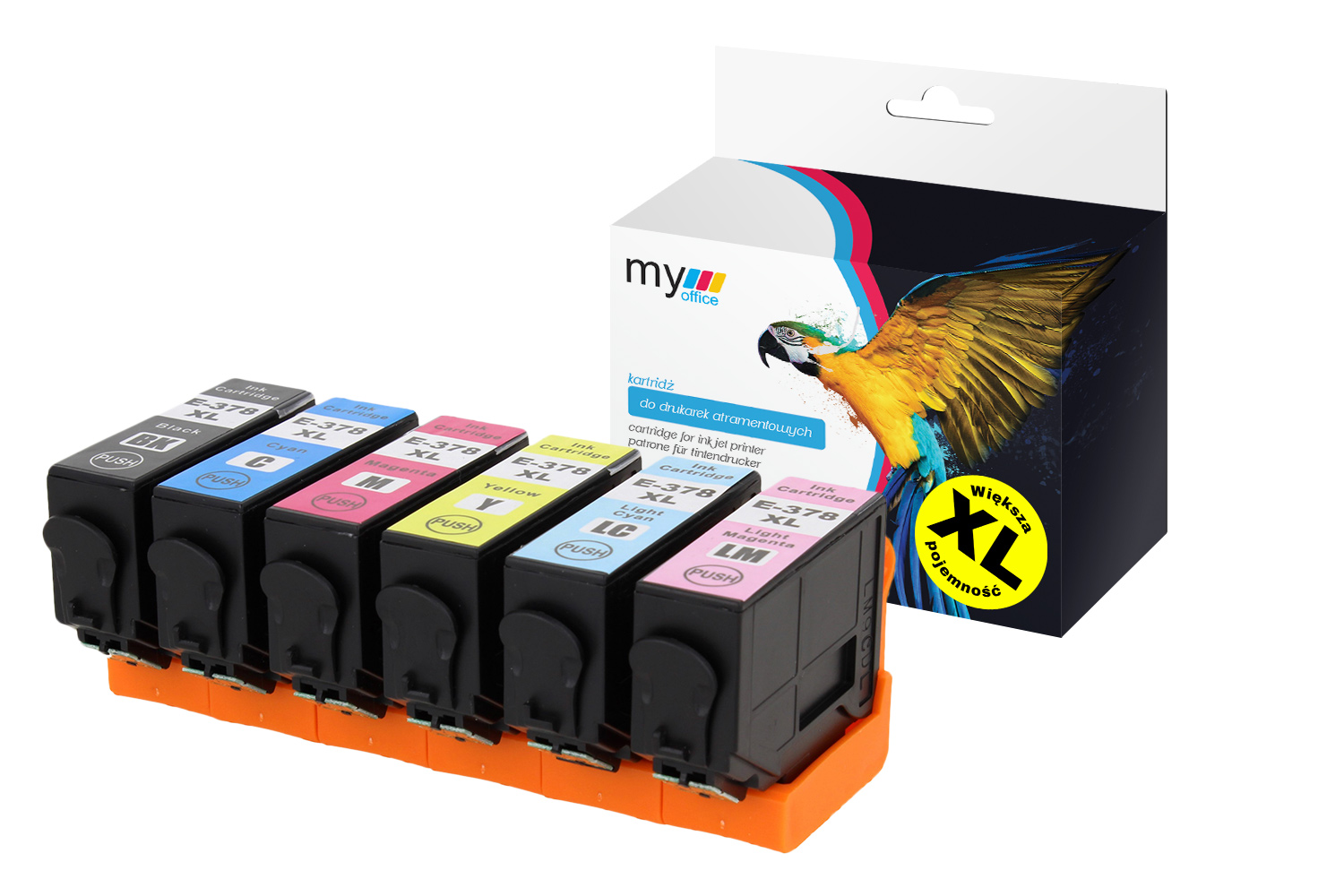 Zestaw tuszów Epson T378XL CMYK LM LC marki My Office