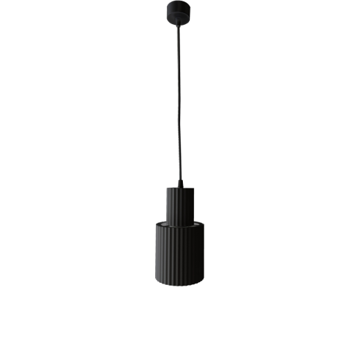 Tokio lampa wisząca 1-punktowa czarna LP-787/1P L BK