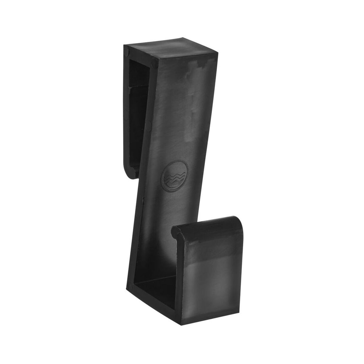 Wieszak na ręcznik Klik kwadratowy czarny Luxrad