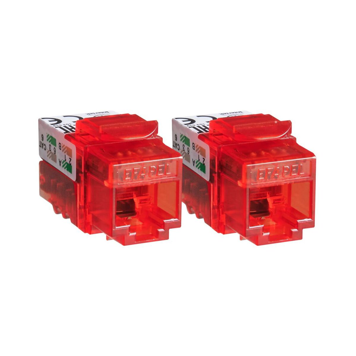 Moduł typu Keystone RJ45 Kat.6 Logus Efapel