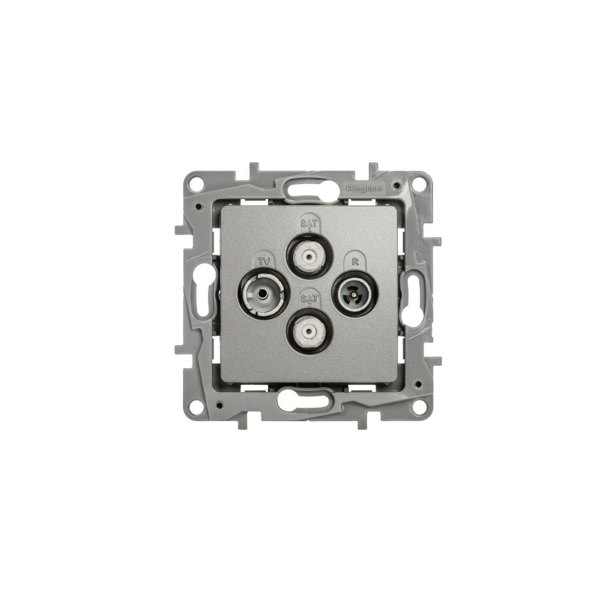 Gniazdo RTV / SAT Niloe stalowy Legrand
