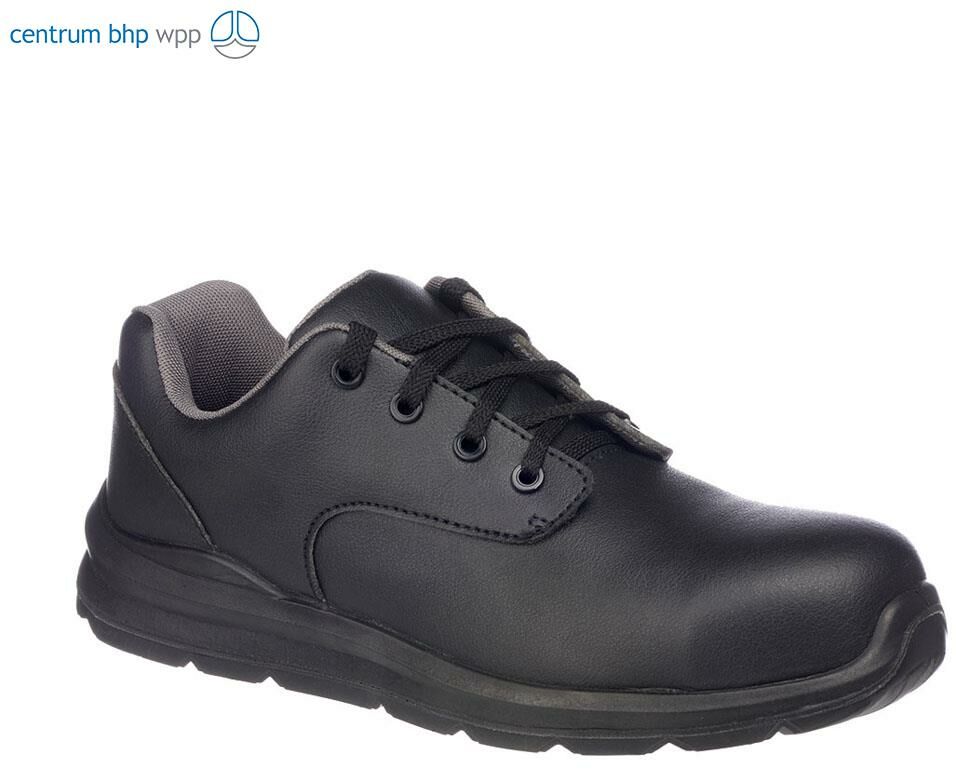 PORTWEST FD61 PÓŁBUT BEZPIECZNY SZNUROWANY COMPOSITELITE; CZARNY