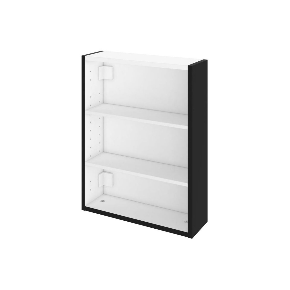 Łazienkowy korpus słupka modułowego Remix Black Mat 45 x 14 x 58 Sensea