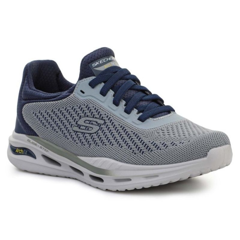 Buty Skechers Arch Fit Orvan Trayver M 210434-GYNV niebieskie