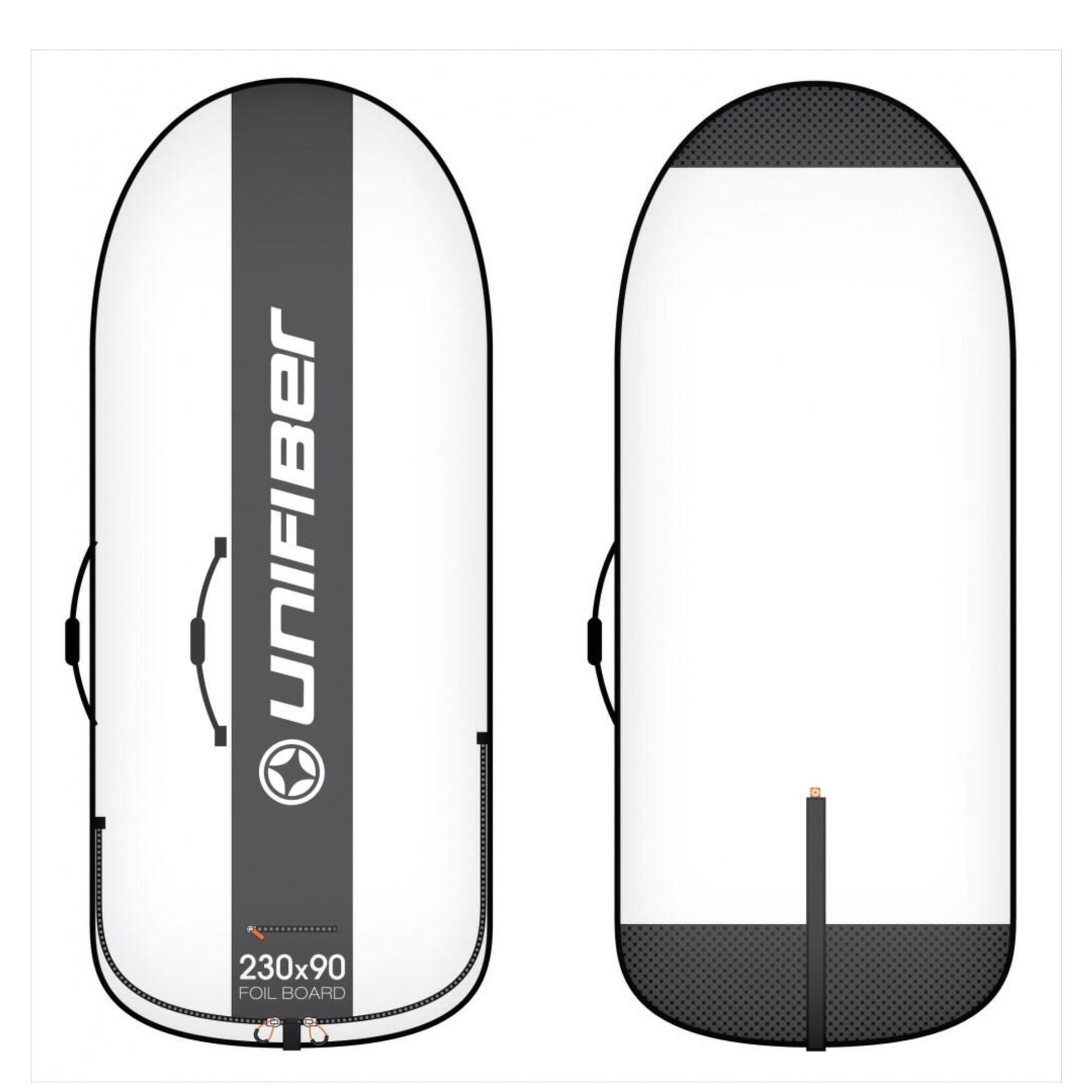 Pokrowiec na deskę windsurfingową UNIFIBER Boardbag Pro Luxury Foil 230 x 70
