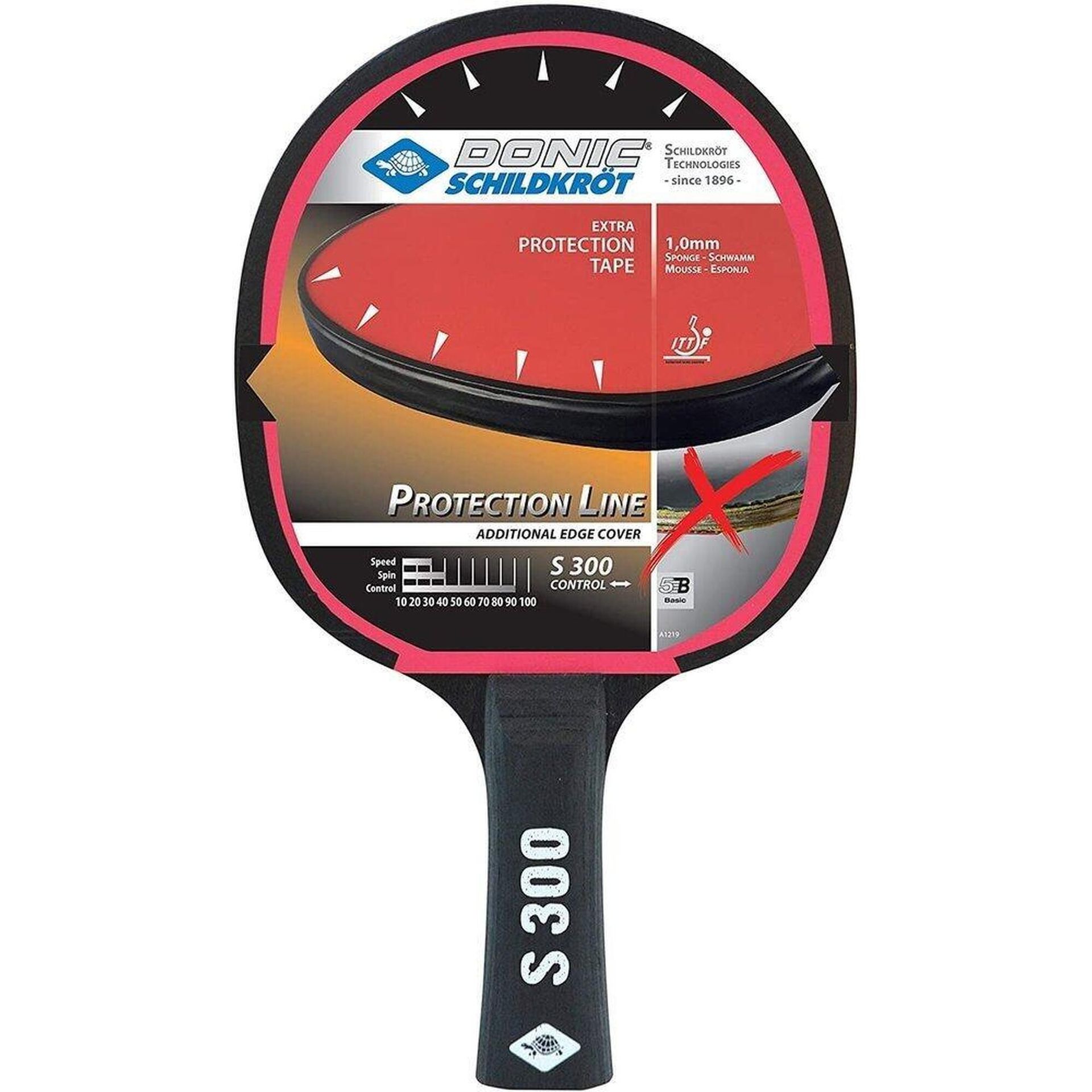 Donic Schildkrot Rakietka do tenisa stołowego DONIC-SCHILDKRÖT Protection Line 300 acc-5931-0