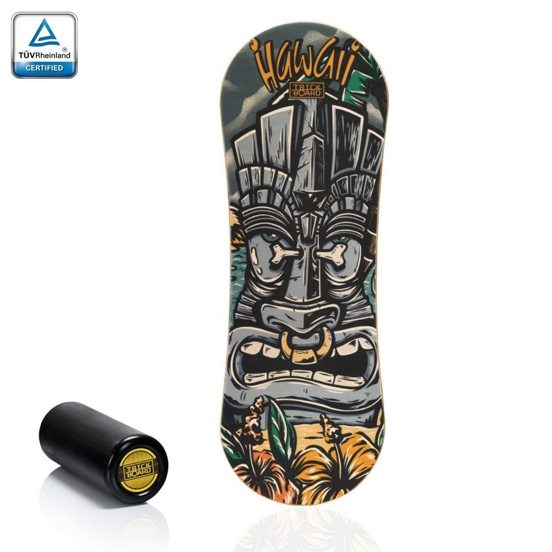 Deska do balansowania TRICKBOARD CLASSIC HAWAII z czarnym wałkiem TÜV