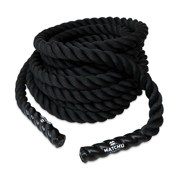 Lina treningowa 9m x 28mm tkany poliester battle rope