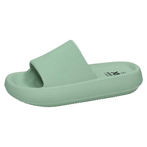 XTI Płaskie sandały damskie 44489, Woda, 38 EU