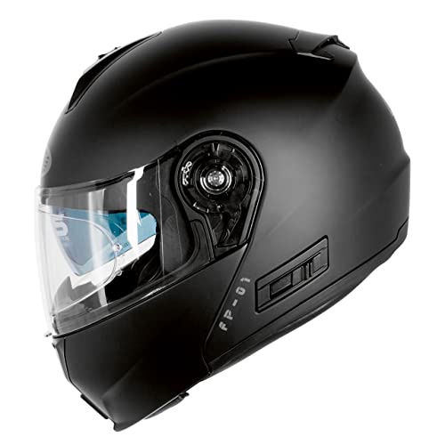 KASK OZONE FP-01 PINLOCK gotowy czarny matowy