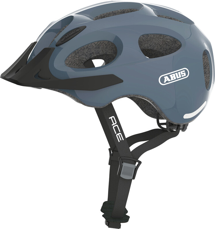 ABUS Youn-I Ace Kask rowerowy, niebieski M | 52-57cm 2022 Kaski miejskie i trekkingowe