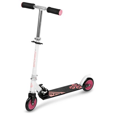 Spokey Hulajnoga Duke 125 mm Pk biało-czarno-różowa 929397 929397