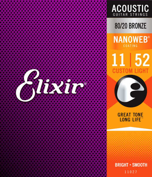 Elixir struny do gitary akustycznej Nanoweb 11-52 11027