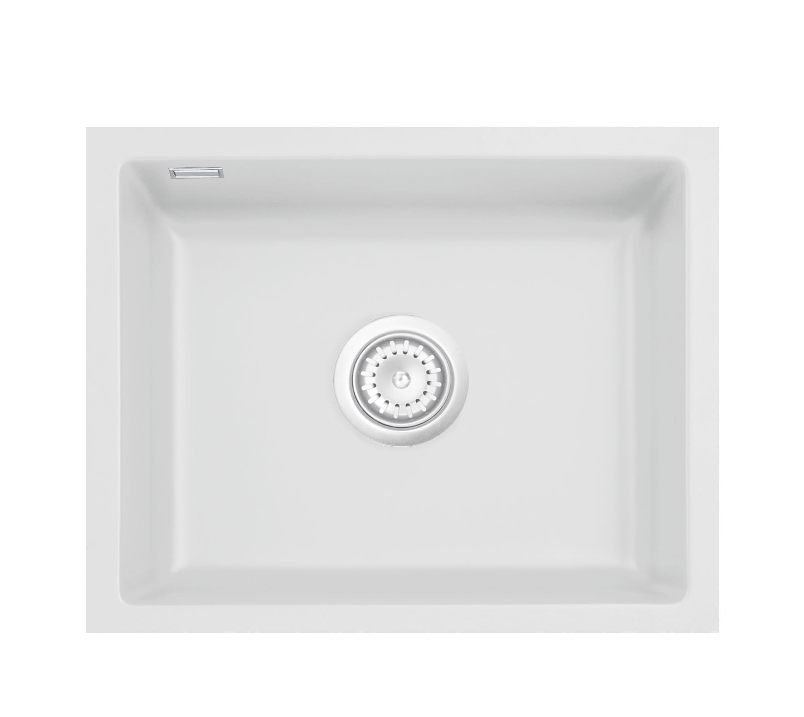 SystemCeram Mera 50-U zlewozmywak ceramiczny podblatowy satin