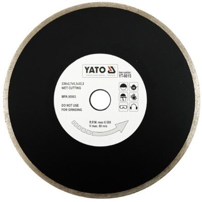 Yato tarcza tnąca pełna 230mm - 6015 (YT-6015)