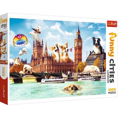 Trefl Puzzle 1000 elementów - Psy w Londynie 10596