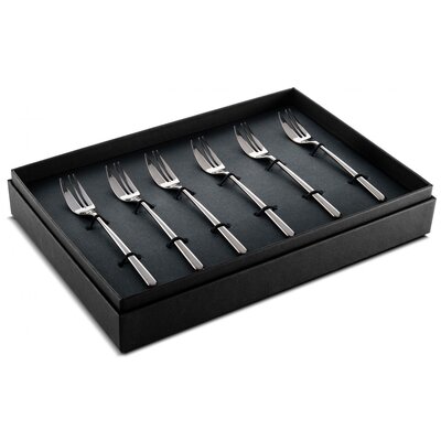 Mepra-zestaw widelczyków do ciast 6el.gift oro ner kod: 107544615ON