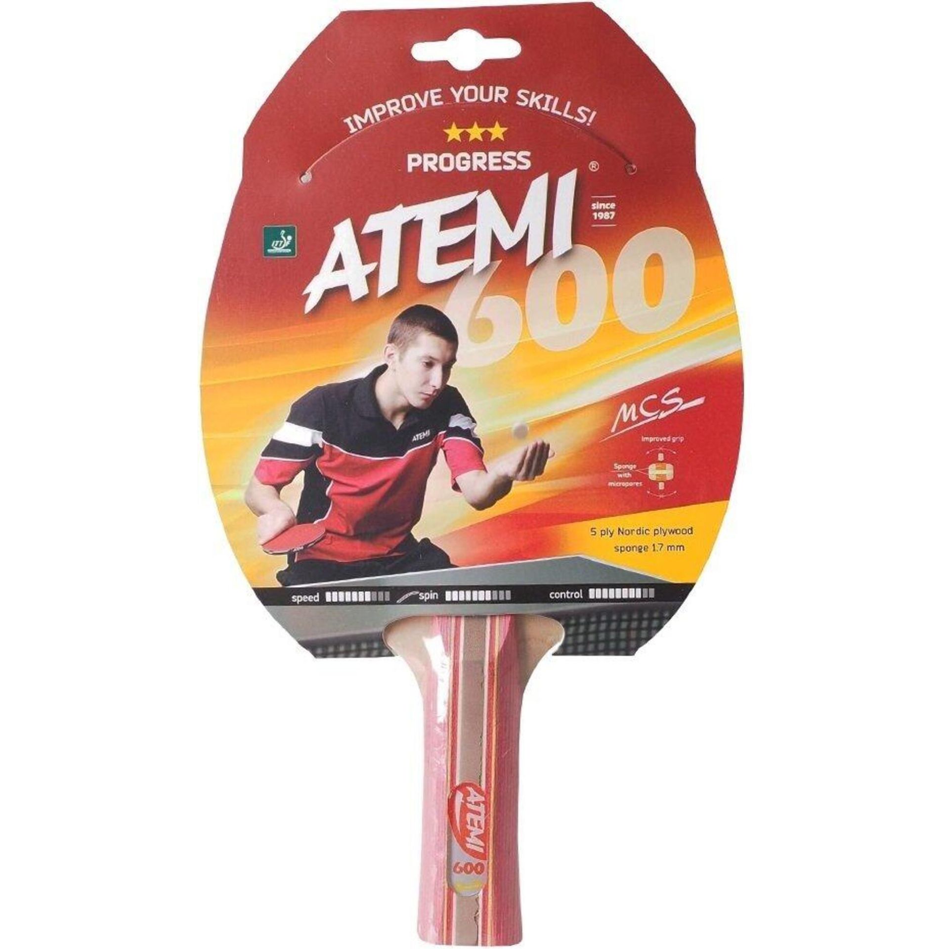 Atemi Rakietka do tenisa stołowego 600 an + piłeczki ATEMI_600_PIŁECZKI