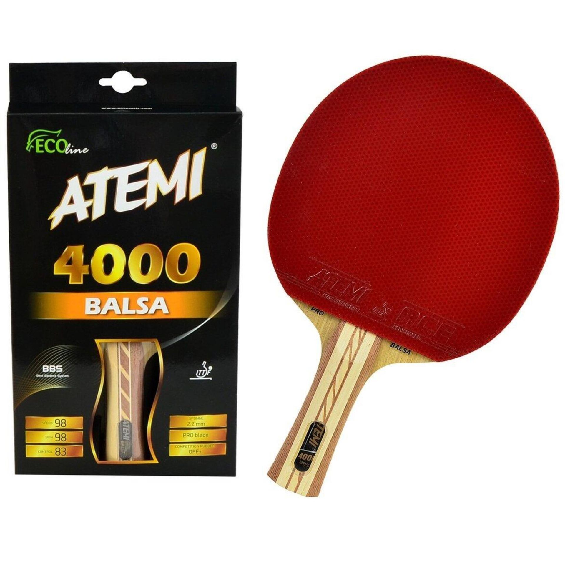 Atemi Rakietka do tenisa stołowego, 4000 balsa concave