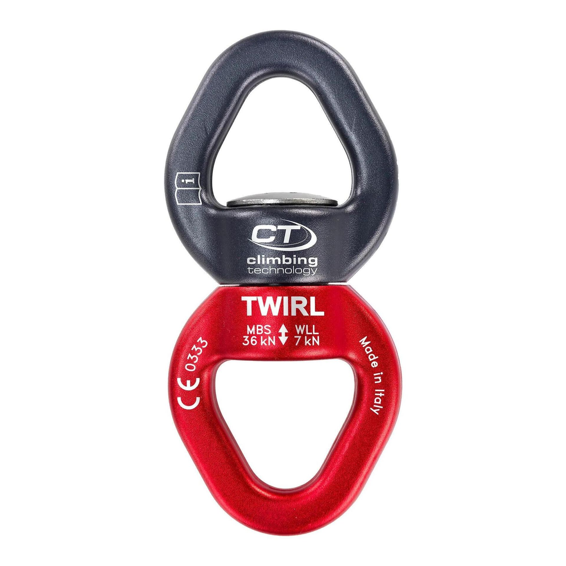 Climbing Technology Climbing Technology Twirl, grey/red  2020 Bloczki wspinaczkowe 2D795